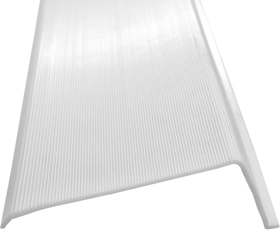 Beam Lighting Under Cabinet Light Cover Replacement - White Ribbed Acr