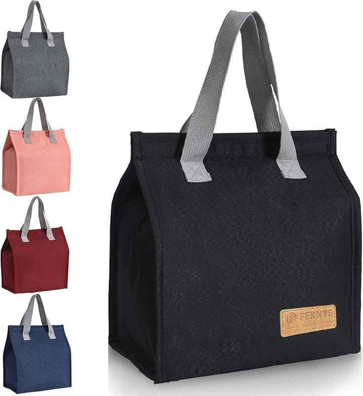 Waterproof Reusable Lunch Bag for Women and Men, Portable Thermal Cool