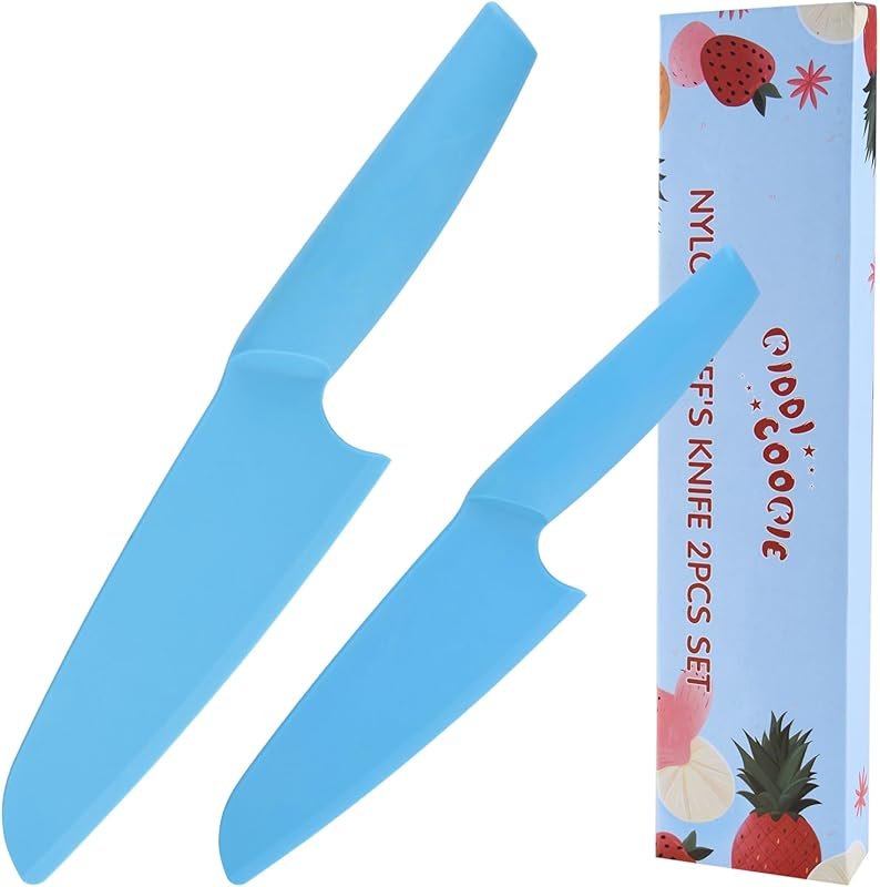 2-Pack Nylon Knives for Nonstick Pans – Heat-Resistant up to 460°F, Sa