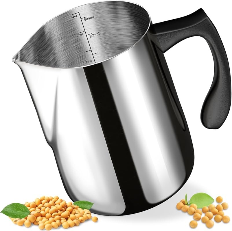 CasaCulina 32oz Candle Making Pouring Pot – Stainless Steel Double Boi