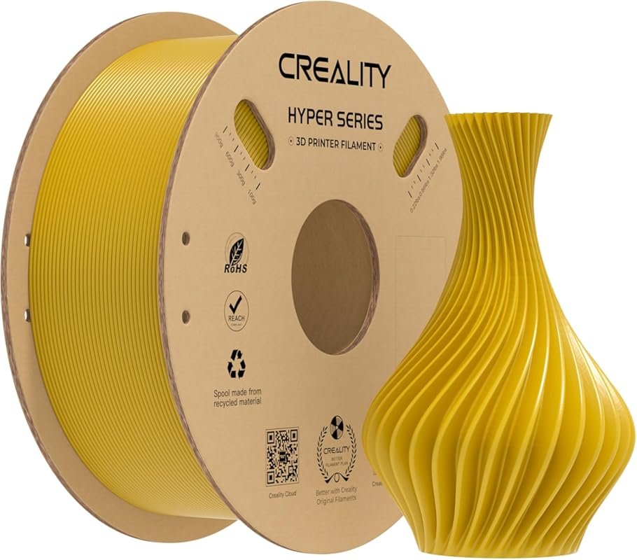 Creality Hyper PLA Food-Grade 1.75mm 1KG 3D Printer Filament Gold High