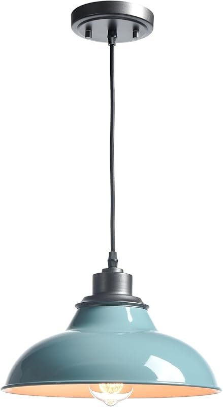 Modern Pendant Light Fixture for Kitchen Island - Sea Blue Green Nordi