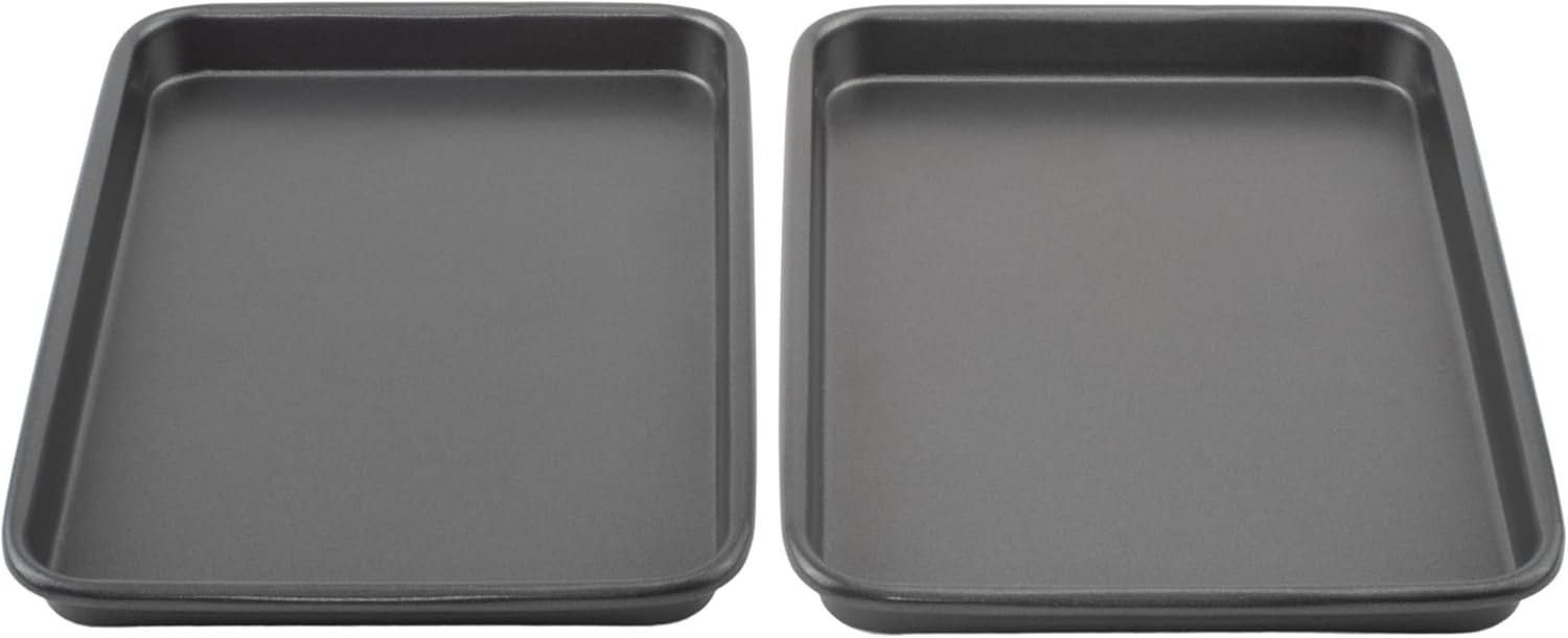 GoodCook Everyday Toaster Oven Mini Baking Sheets Set of 2 – Heavy-Gau
