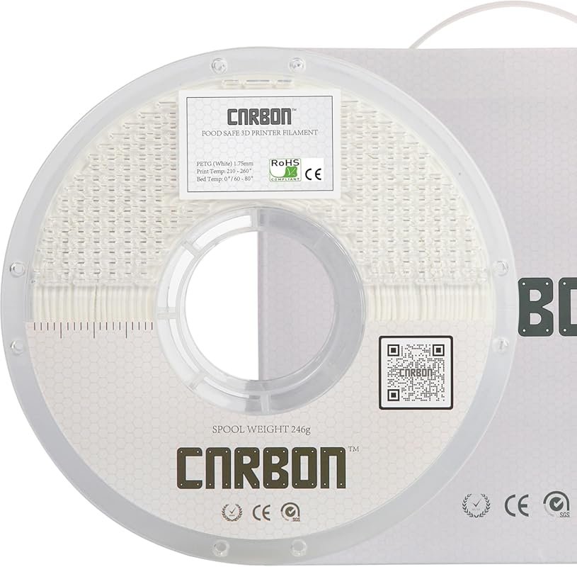 Comfy Materials CARBON Certified Food Grade & Skin Safe PETG 1.75mm 1k