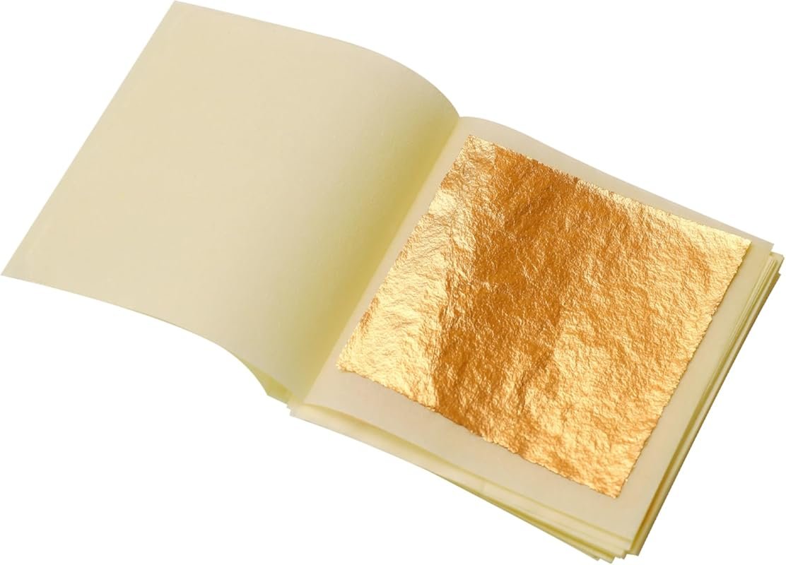 20 Gold Leaf Sheets for Cake Chocolate Decorating Bakery Pastry Cookin