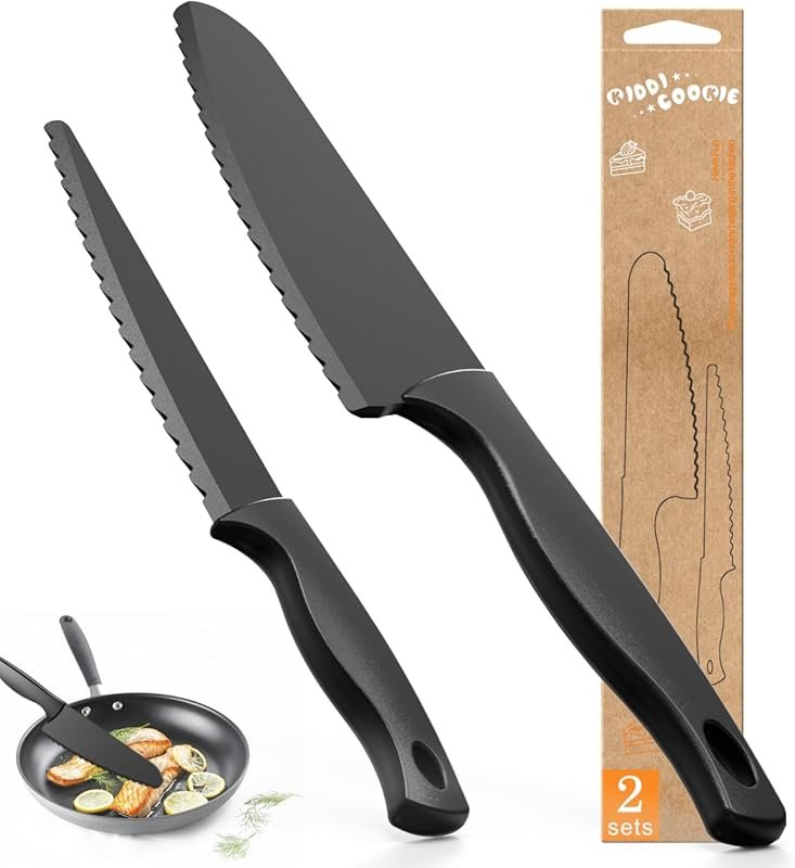 2-Pack Nylon Knives for Nonstick Pans – High Temperature Resistance, S