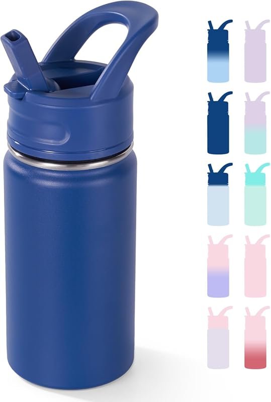 Fijinhom 12 oz Kids Insulated Water Bottle for School - Stainless Stee