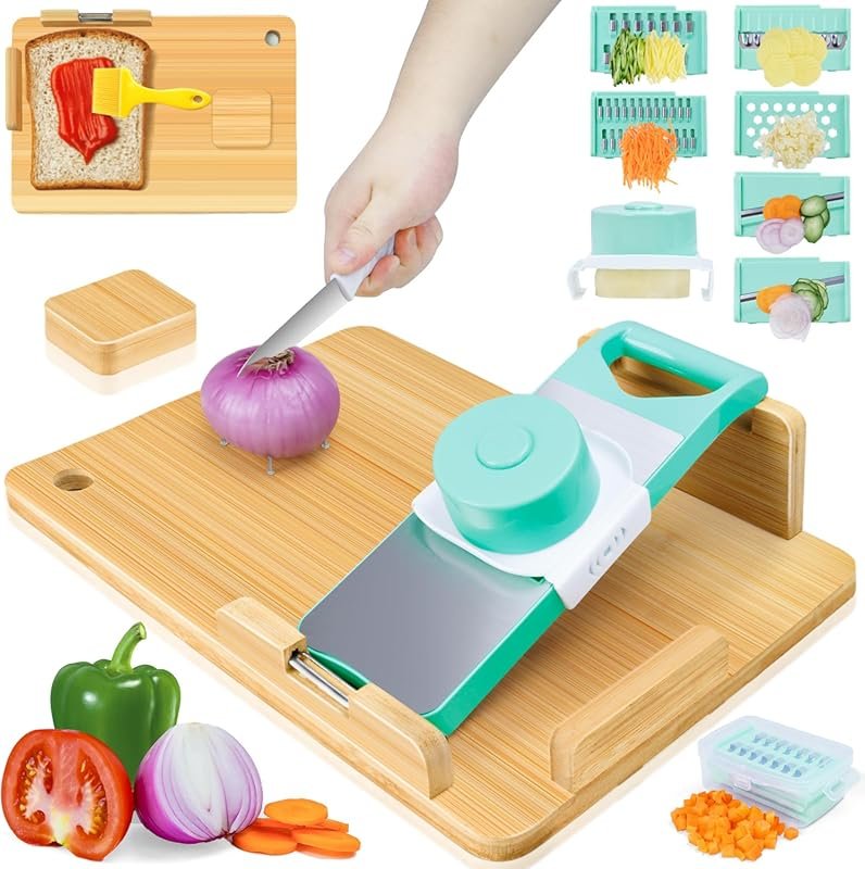 Adaptive One-Handed Cutting Board with Steel Spikes - Handicap Kitchen