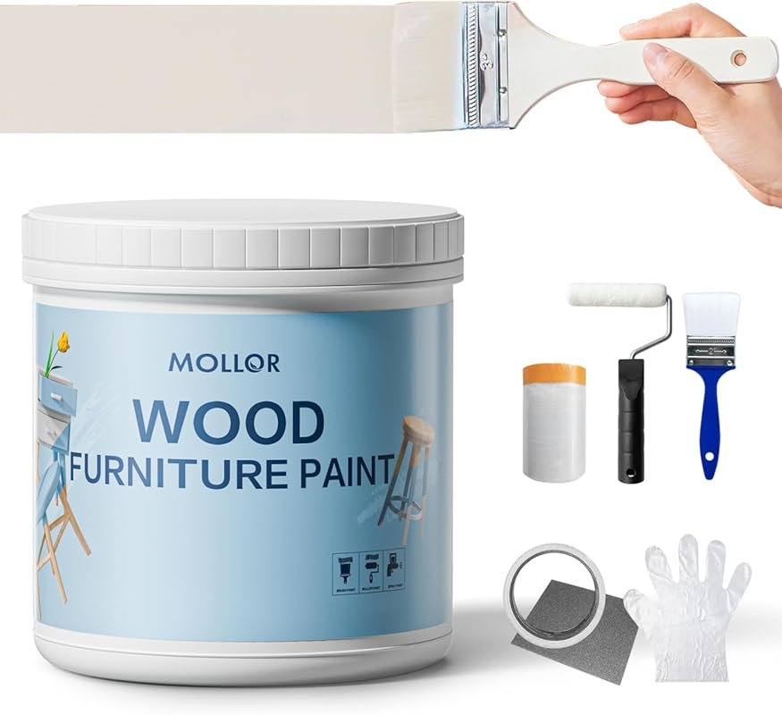 Matte Finish Wood Paint for Furniture - Durable Cabinet & Countertop P