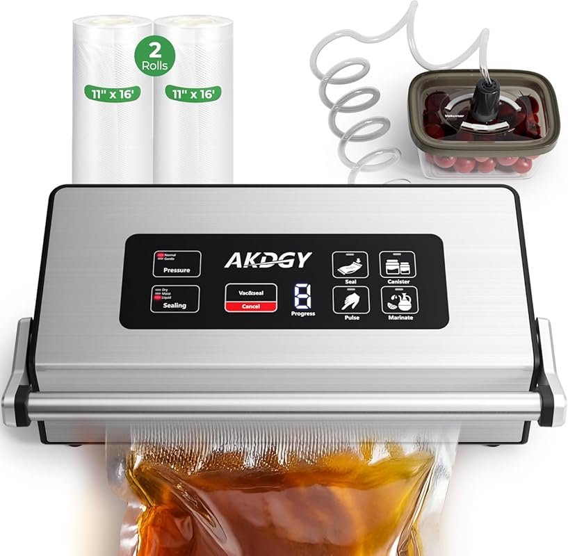 95Kpa Upgraded Commercial Food Vacuum Sealer Machine with 14-in-1 Func