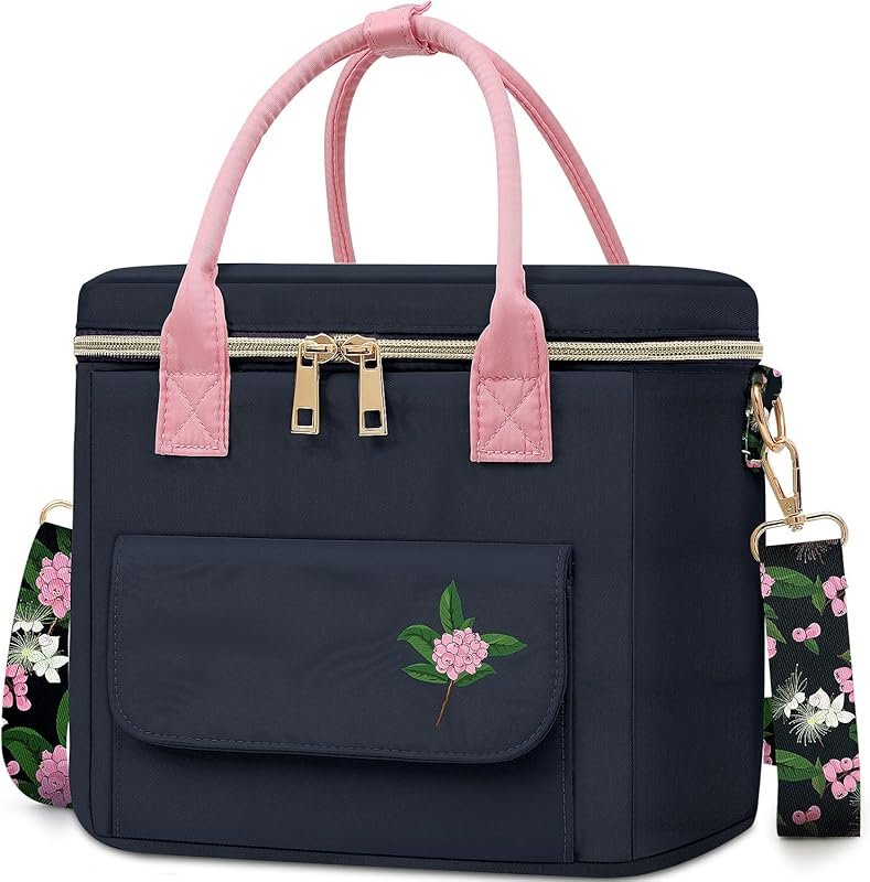 GLORIEROO Insulated Lunch Bag for Girls and Women, Leakproof Waterproo
