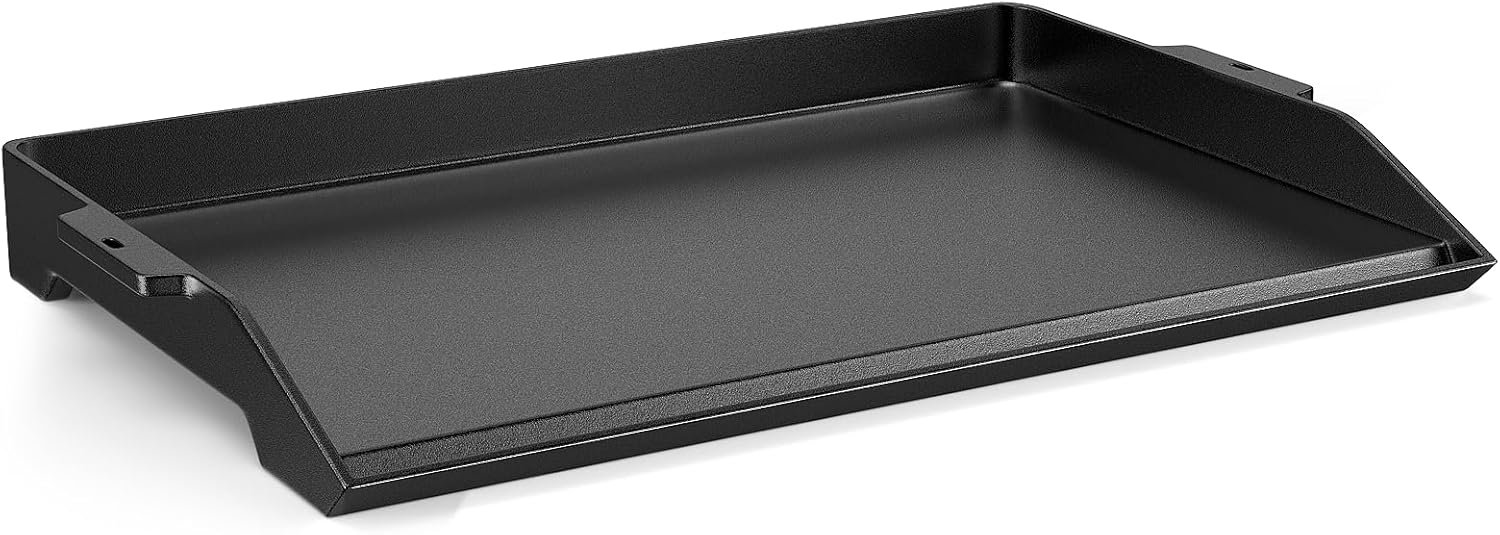 Cast Iron Griddle 23x16 Flat Top with Extra High Sidewalls Pre-Seasone