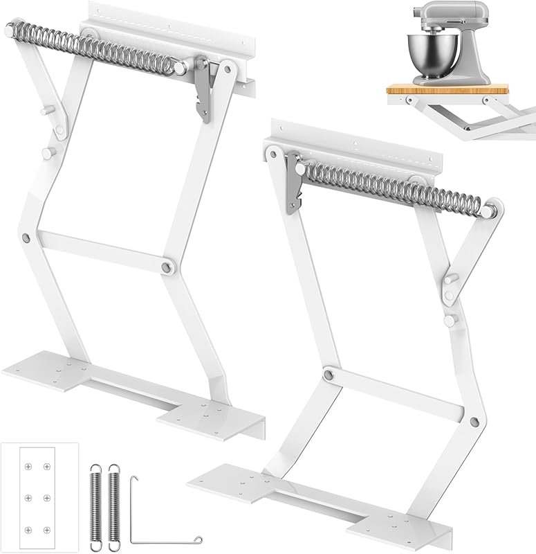 Zipcase Kitchen Appliance Lift with Soft-Close Holds 45 lbs for Cabine