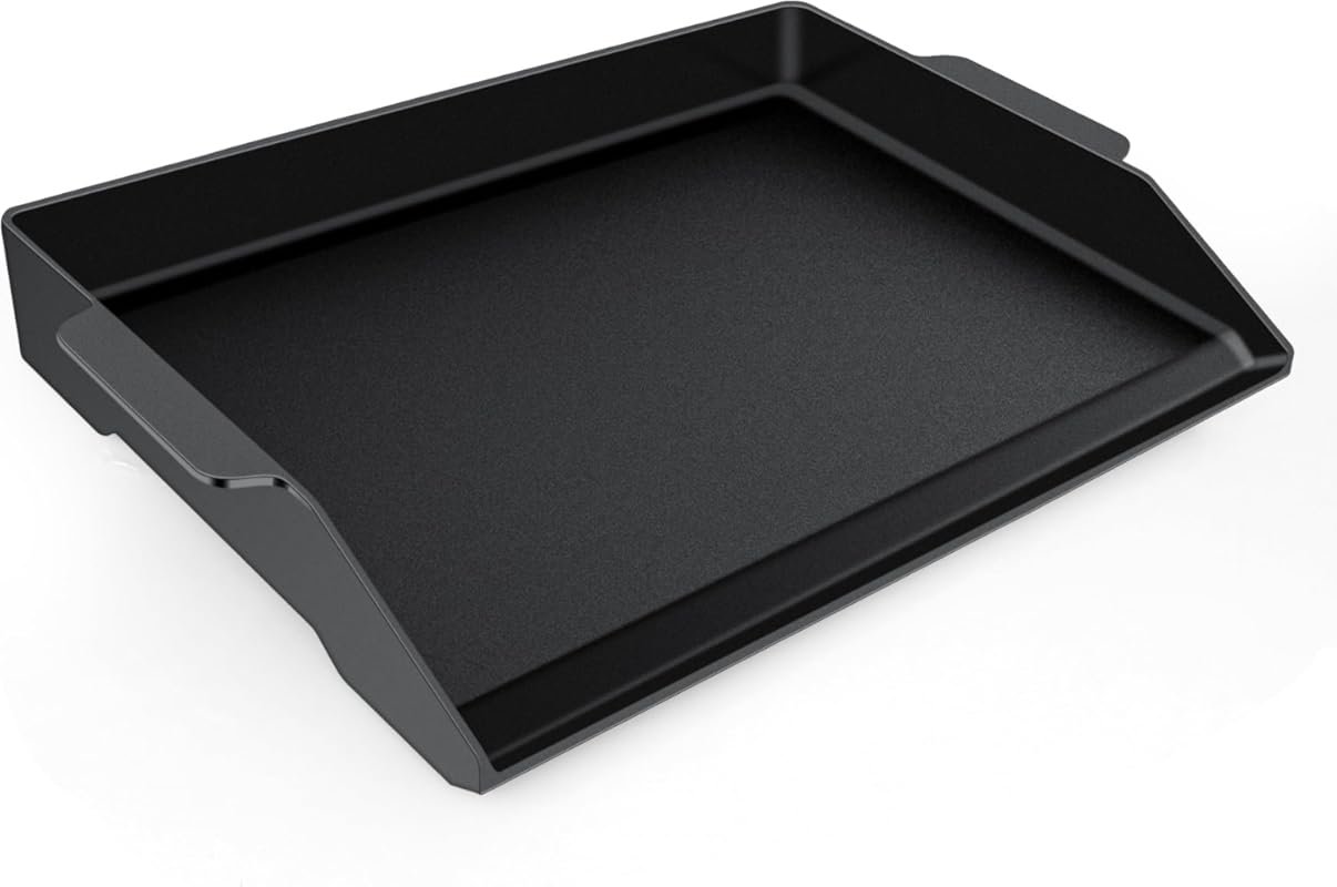 Universal Cast Iron Griddle 23x16 Inch Pre-Seasoned Nonstick Stovetop