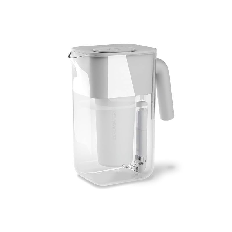 Culligan ZeroWater 10-Cup Water Filter Pitcher IAPMO Certified Reduces