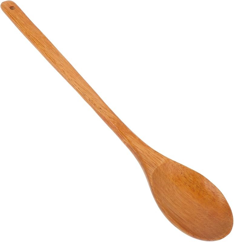 17-inch Large Bamboo Wooden Spoon - Long Handle Non-Stick for Stirring