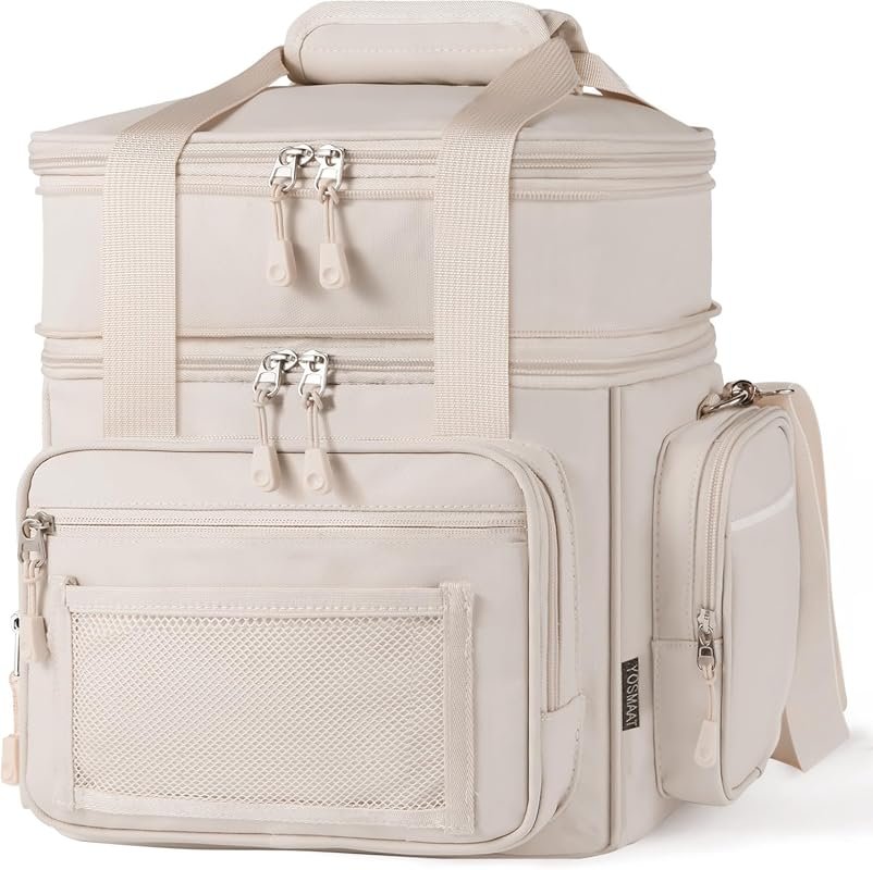 Expandable Insulated Heavy Duty Lunch Bag for Men Women, Large 15L Lun