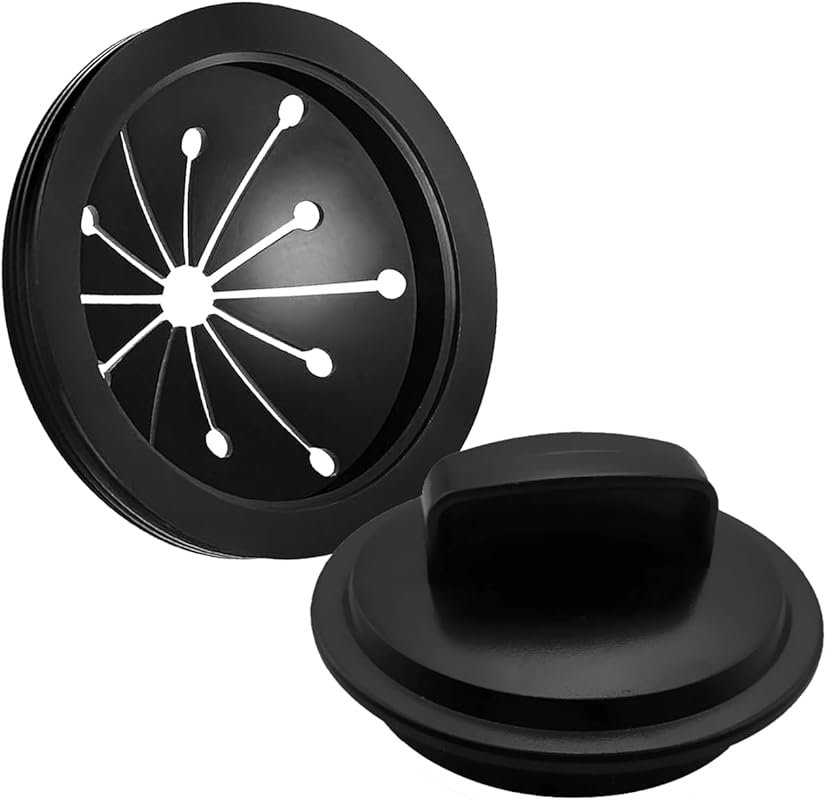 3-1/8 Inch Universal Rubber Splash Guard and Sink Stopper for Waste Ki