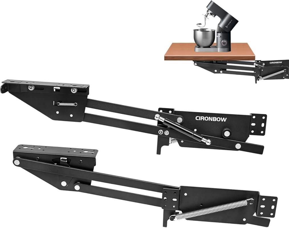 CIRONBOW Kitchen Cabinet Mixer Lift with Soft Close Locking Mechanism 