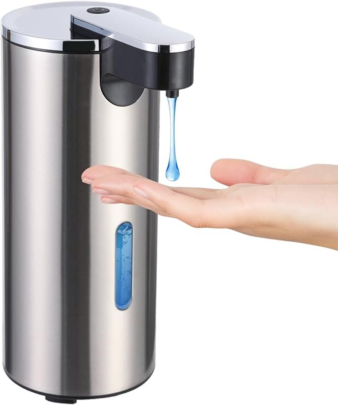 Automatic Touchless Soap Dispenser, 3 Adjustable Volume, Water-Resista