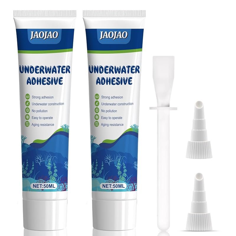 JAOJAO Aquarium Silicone Sealant Clear Waterproof Fish Safe Adhesive S