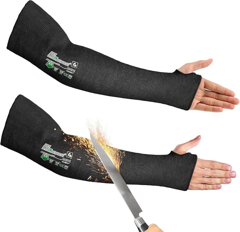 Schwer PM916 Cut Resistant Arm Sleeves 18in 2-Ply Level 4 Heat Resista
