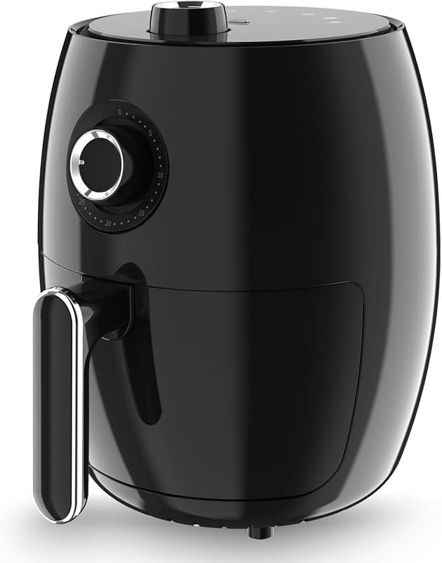 Compact 2.1QT 4-in-1 Small Mini Air Fryer, Bake, Roast, Reheat, 98% Le