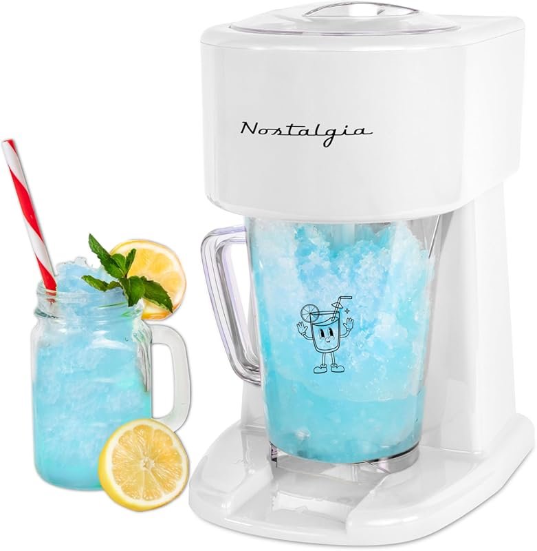 Nostalgia Retro 40-Ounce Frozen Beverage Station, Slushie Machine & Ic