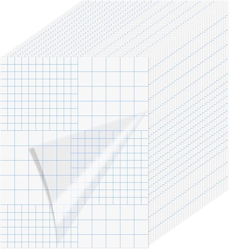 36 Transparent Self-Adhesive Laminate Sheets, 8.5x11 Inch Clear Waterp