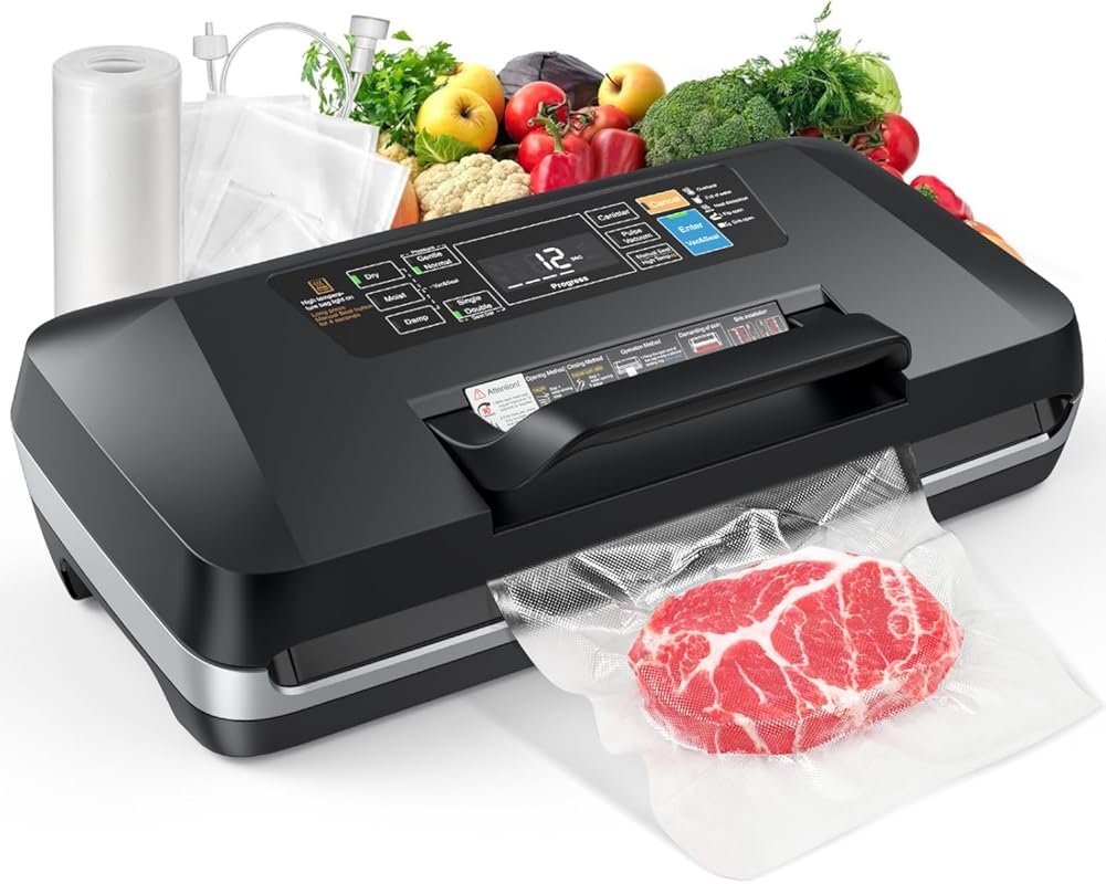 95KPa Full Automatic Commercial Grade Vacuum Sealer Machine for Wet/Dr