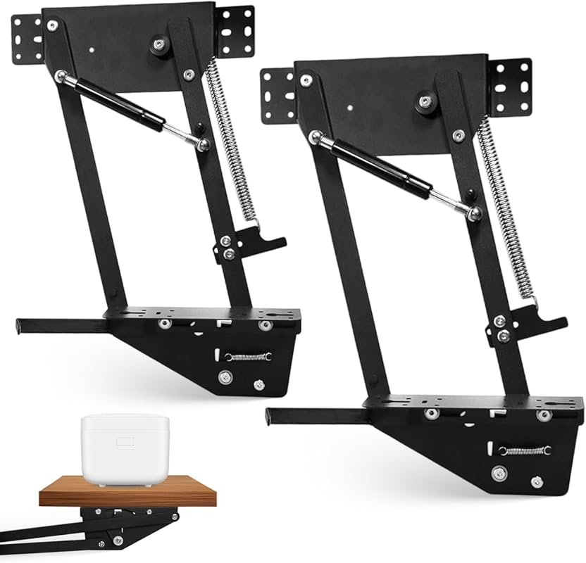 Heavy-Duty Kitchen Cabinet Mixer Lift with Locking Mechanism Holds 60 