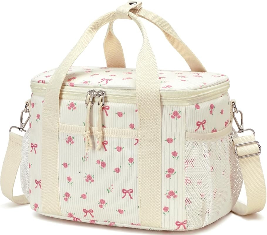 BTOOP Insulated Lunch Tote for Women, Large Capacity Leakproof Aesthet