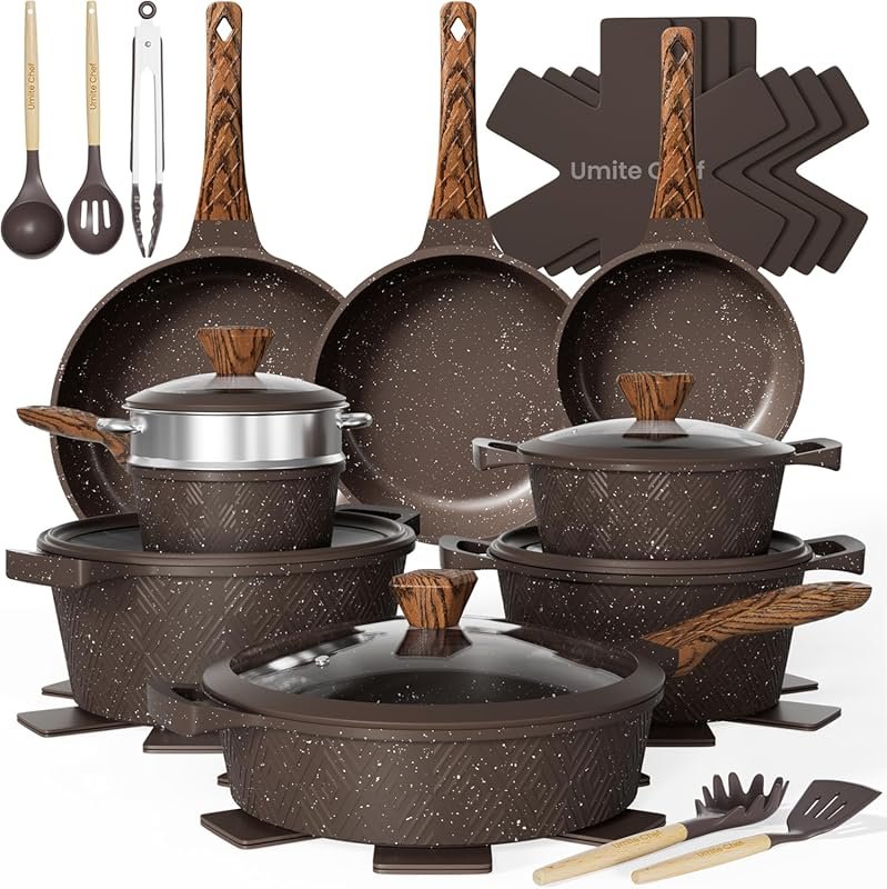 Umite Chef 26-Piece Nonstick Pots and Pans