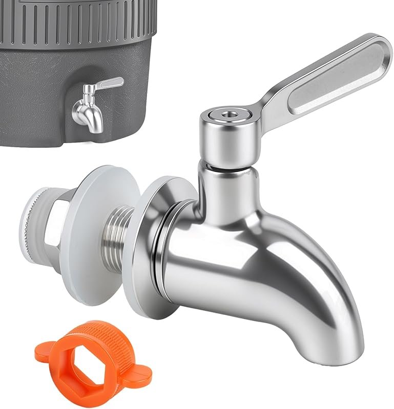 Stainless Steel Water Spigot Compatible with Igloo Cooler, Replacement