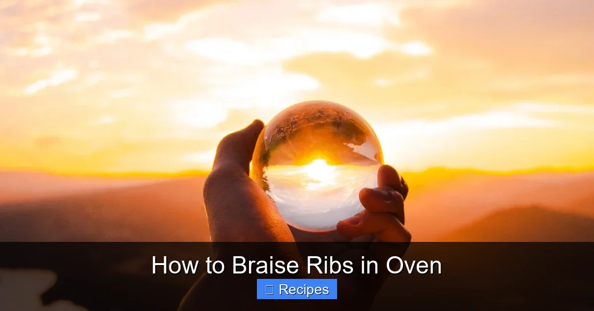 How to Braise Ribs in Oven