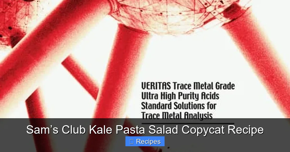 Sam’s Club Kale Pasta Salad Copycat Recipe