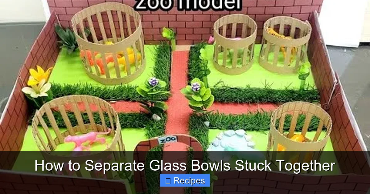 How to Separate Glass Bowls Stuck Together