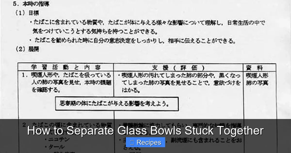 How to Separate Glass Bowls Stuck Together