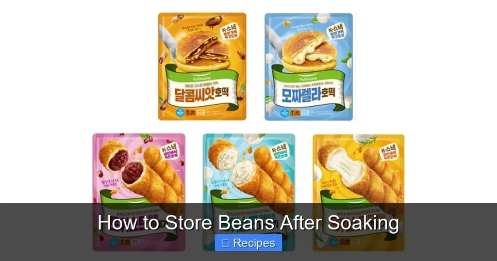 How to Store Beans After Soaking