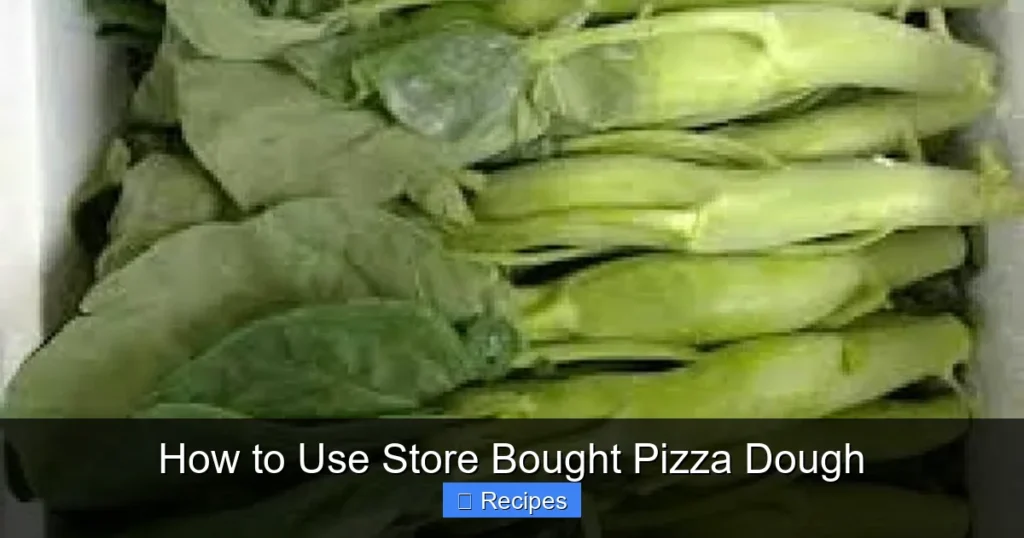 How to Use Store Bought Pizza Dough