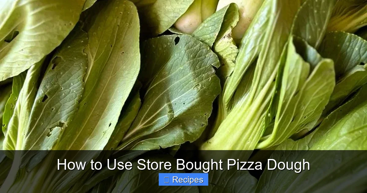 How to Use Store Bought Pizza Dough
