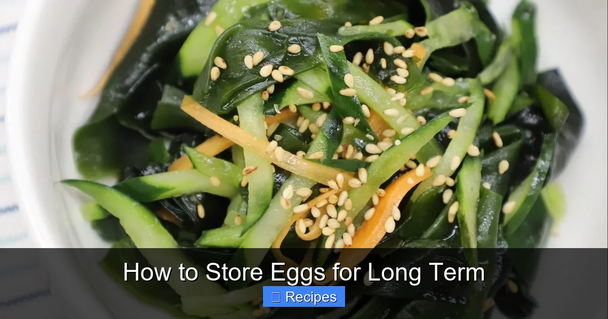 How to Store Eggs for Long Term
