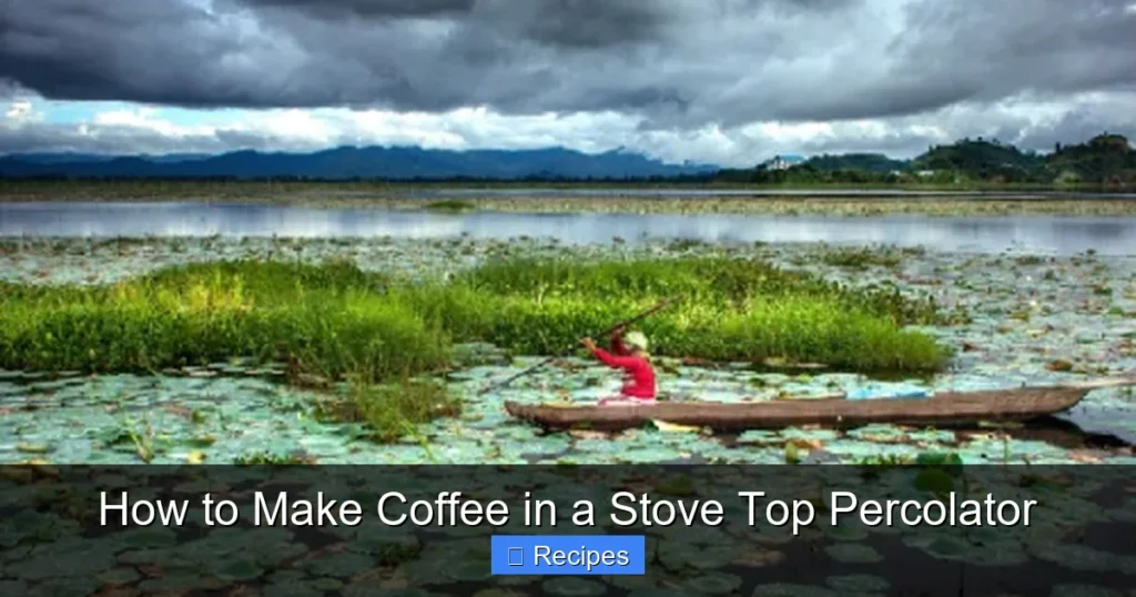 How to Make Coffee in a Stove Top Percolator