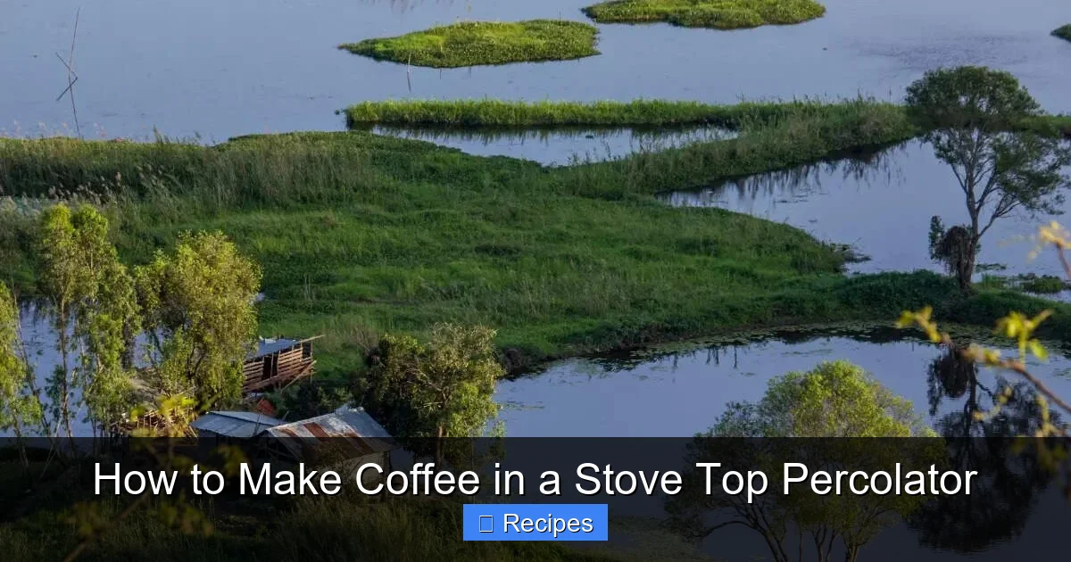 How to Make Coffee in a Stove Top Percolator