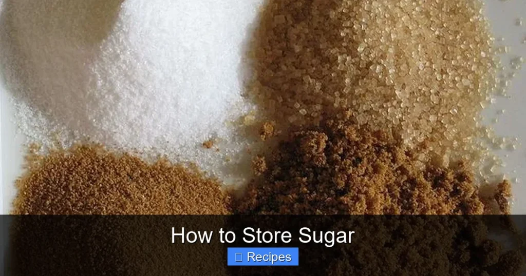 How to Store Sugar