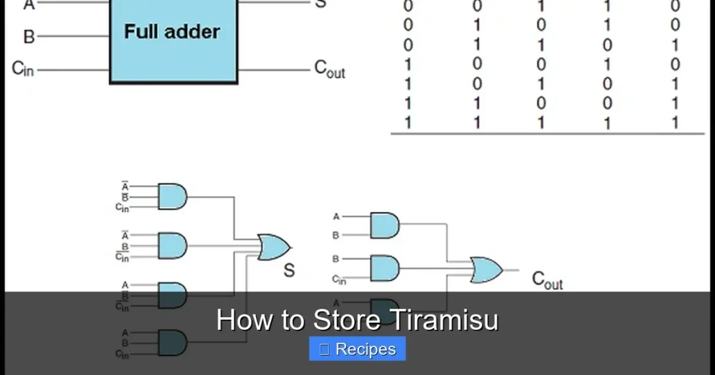 How to Store Tiramisu