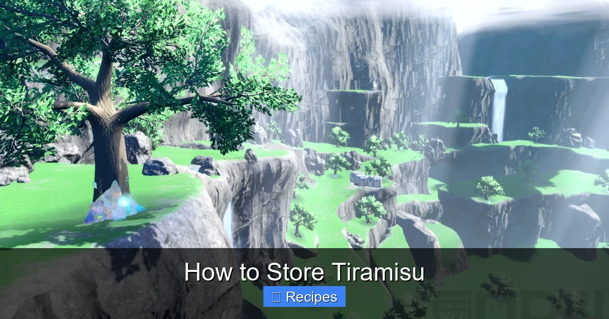 How to Store Tiramisu