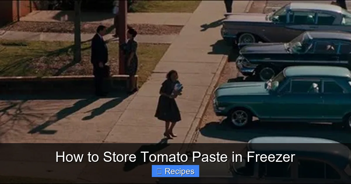 How to Store Tomato Paste in Freezer