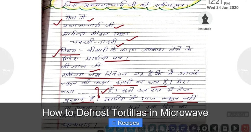 How to Defrost Tortillas in Microwave