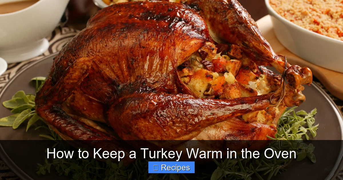 How to Keep a Turkey Warm in the Oven